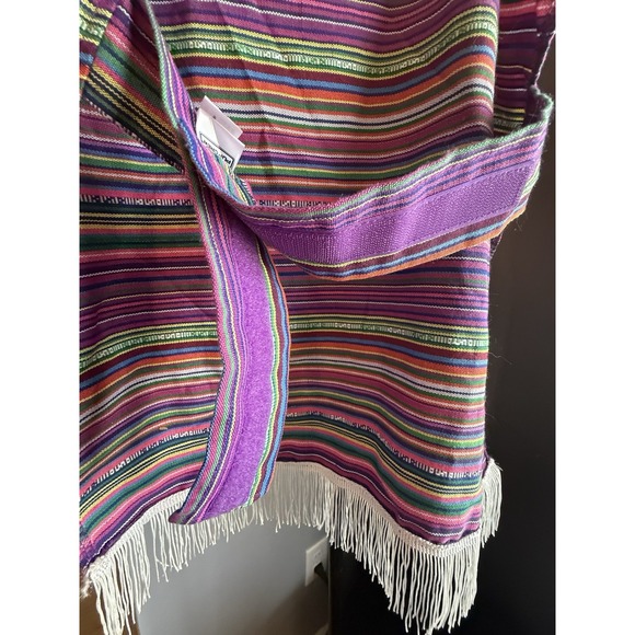 NEW Pup Crew Dog Costume - Poncho With Fringe XL/XXL - 27-36 Inches - Picture 8 of 10